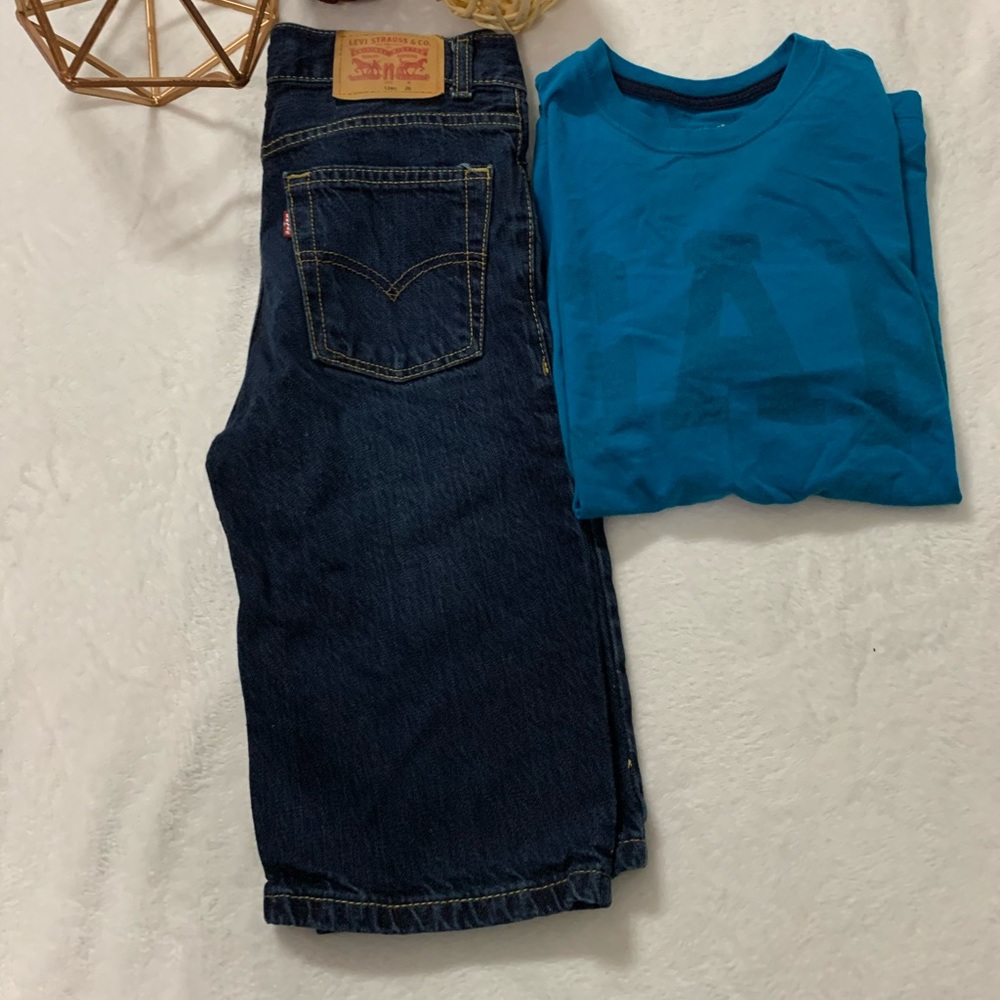 Bundle boys shirt with shorts